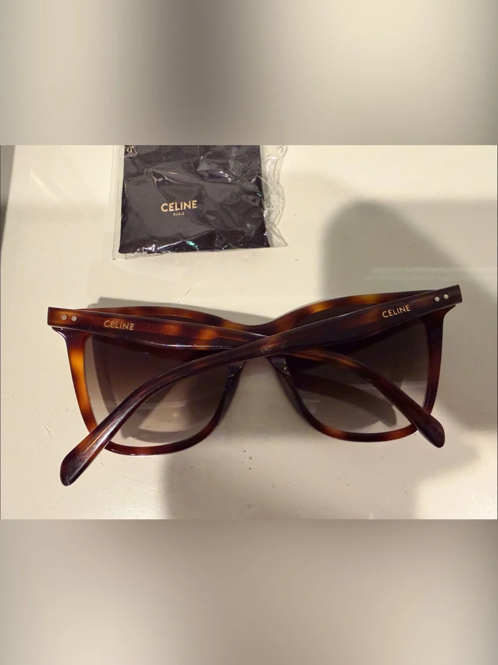 Celine Women’s Tortoiseshell Sunglasses with Brown Lenses
